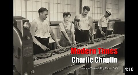 Charlie Chaplin - Factory Scene - Modern Times (1936)