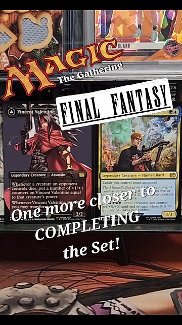 One card closer to completing the set of MtG Final Fantasy