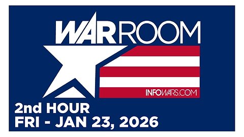 WAR ROOM [2 of 3] Friday 1/23/26 • CARA CASTRONUOVA, News, Reports & Analysis • Infowars