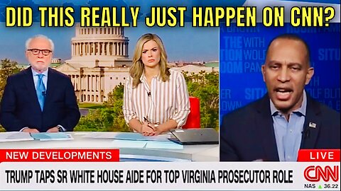 “TEMU OBAMA” Hakeem Jeffries gets asked by CNN if he is UNDERMINING DEMOCRACY!