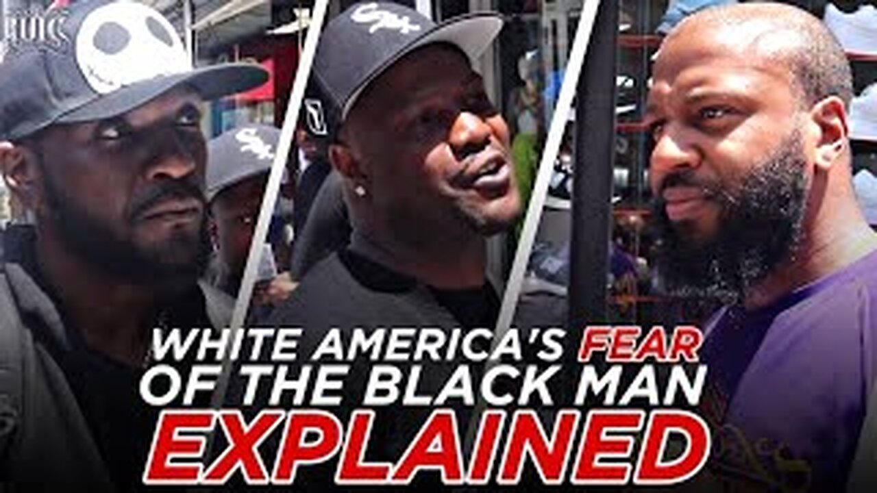 WHITE AMERICA’S FEAR OF THE BLACK MAN EXPLAINED #VIRAL #TRENDING #REACTION #AMERICA #TRUMP #BLACK