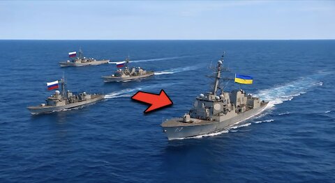 Russia MOVES IN FAST on Ukrainian Navy Ship — Then 240Kg Warheads Destroyed the Fleet