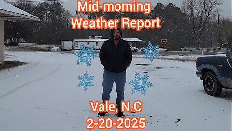 Downtown Plateau, Mid-morning Winter Weather Update, 2-20-2025