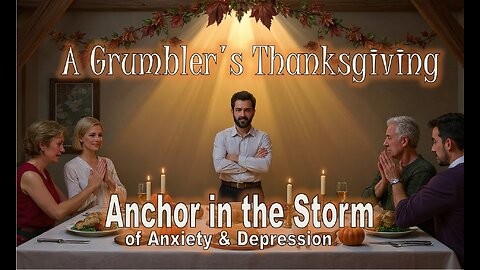 A Grumbler's Thanksgiving: Anchor in the Storm - #jesus #motivation #biblestudy