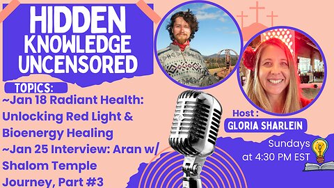 Interview with Aran of Shalom Temple Journey Featuring Sustain Me Conference, Barbara O'Neill, Energy Technology, EMF Protection,& more Part#3