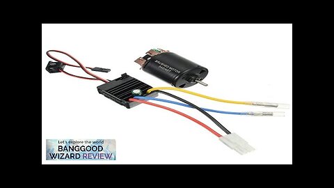 540 Motor 60A ESC Carbon Brushed Shaft 3.175mm For 1/10 RC Car Review