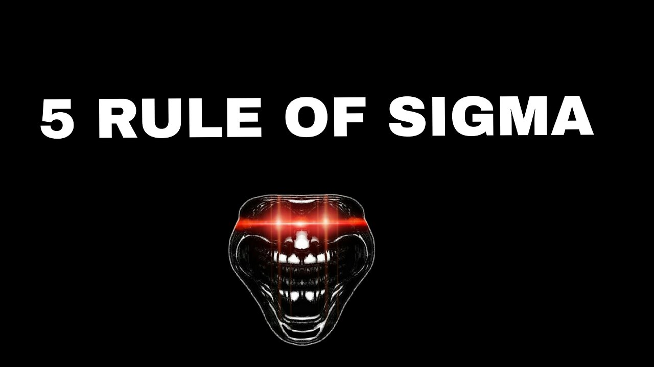 5 FIVE RULE OF SIGMA.|| HOW READ EVERY HUMAN||