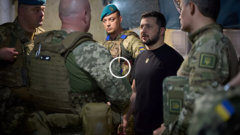 UKRAINE - Zelensky handing awards to his neo-Nazis