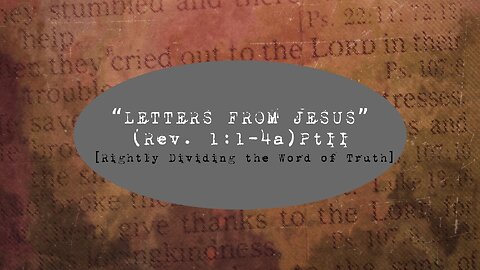 Letters From JESUS - Part II | Sunday Morning Service (02/01/2026) | Jubilee Worship Center