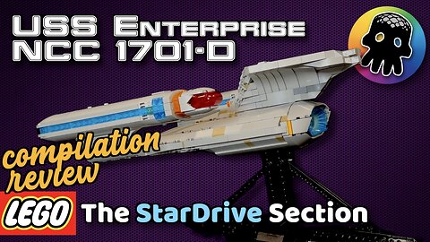 LEGO 10356 Star Trek USS Enterprise Compilation Review - The StarDrive Section