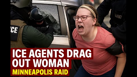 ICE Agents Smash Car Window, Drag Out Woman Claiming Disability During Minneapolis Raid