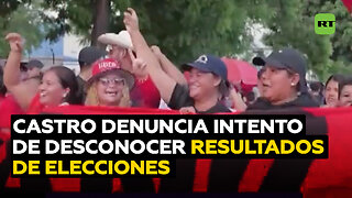 Xiomara Castro denuncia conspiración para desconocer resultados de las próximas elecciones