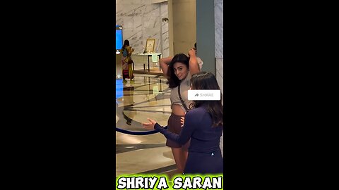 Bollywood Actress Shriya Saran With Friends in Shopping Mall 🌹🔥♥️