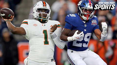 Tyrone Tracy Jr. reveals who he wants the Giants to draft at QB