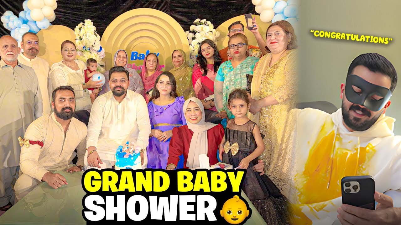 Grand Baby Shower of Asjad and Marium😍Missing Emaan & Kivan🥺