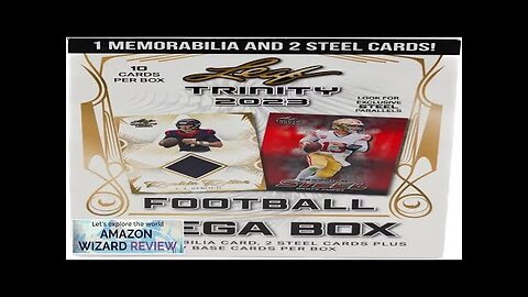 2023 Leaf Trinity Football Trading Card Mega Box 1 Memorbalia Card Per Review