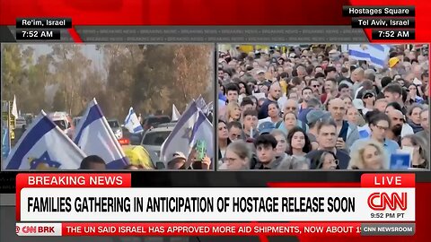 The people put a banner on the beach