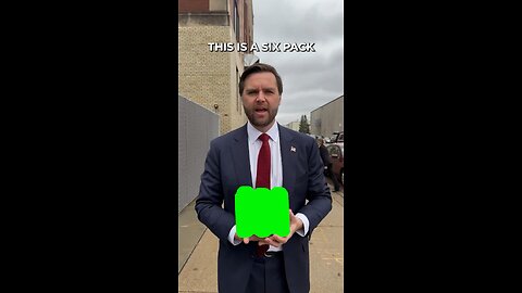 Six Pack JD Vance | Green Screen