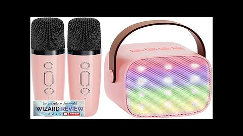 YLL Mini Karaoke Machine for Kids Adults Portable Bluetooth Speaker with 2 Review