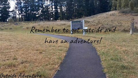 Hiking a mountain in spring