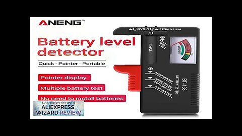 ANENG BT-168 Digital Battery Testers Lithium Battery Capacity Tester Display Checkered Review