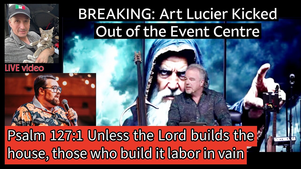 🚨Art Lucier Kicked Out of the Event Centre & John Perks fundrasing for chairs and sound equipmetn
