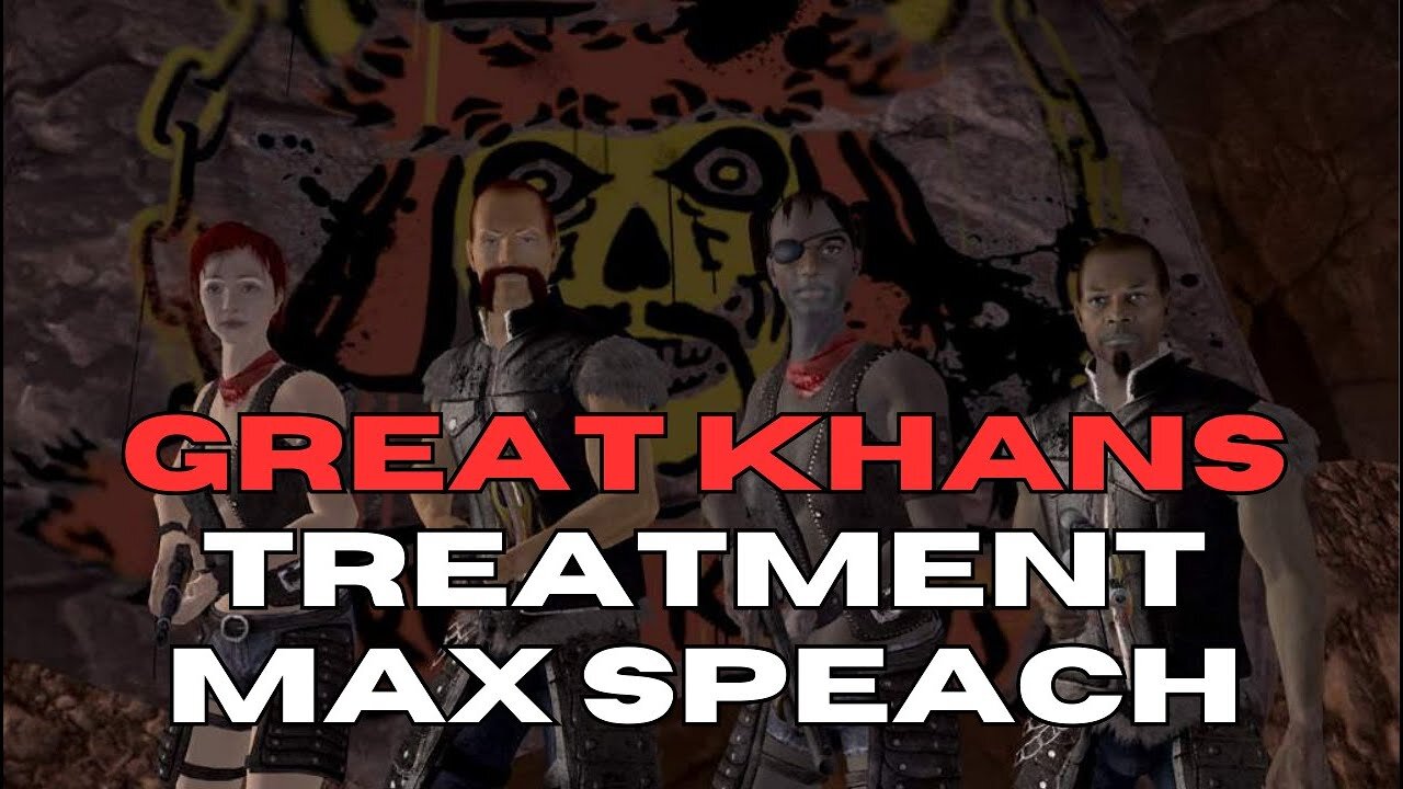 Great Khans Treatment With Max Speech - How To Deal in Boulder City in Fallout New Vegas