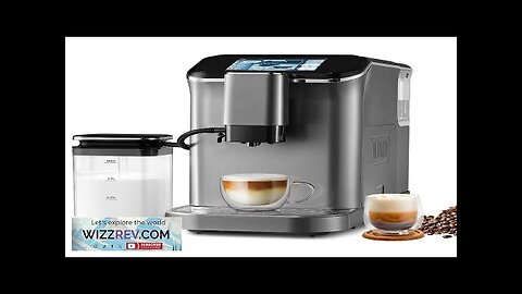 Fully Automatic Espresso Machine 20 Bar with Auto Milk Frother & Grinder Review