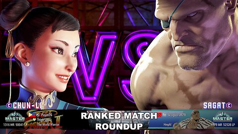 Kuya Kalbo SF6 Ranked Match Roundup. Chun Li Master Rank [Hori Fight Stick]