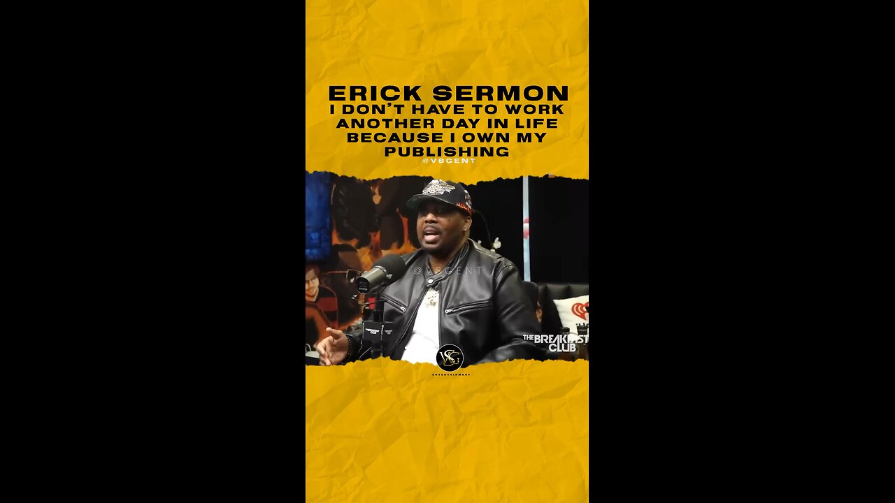 @erick_sermon I don’t have to work another day in life because I own my publishing.