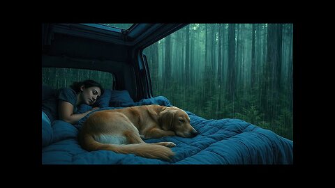 Sleep to Car Rain & Thunder Sounds 🚗🌧️ Cozy Storm Ambience for Deep Sleep & Relaxation | White Noise