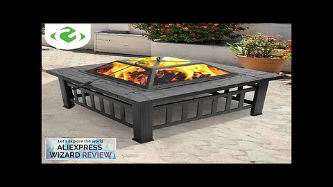 3 IN 1 Fire Pits Outdoor Heaters Steel table Charcoal fire pit Review