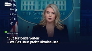 "Gut für beide Seiten" – Weißes Haus preist Ukraine-Deal