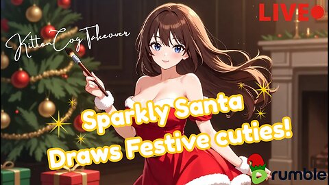 Sparkly Santa Cosplay send off! Emma Frost & Vampirella in Holiday attire 🎅🔥