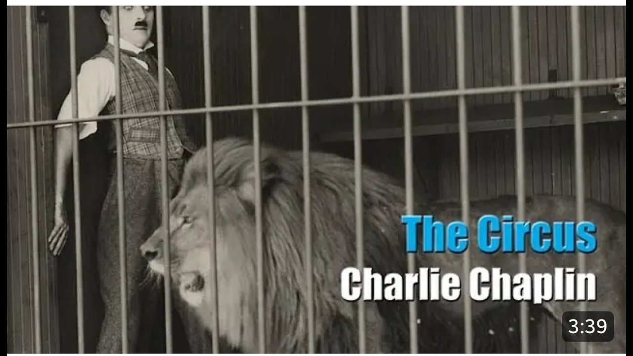 Charlie Chaplin - The Lion Cage - Full Scene (The Circus, 1928)