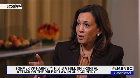 Kamala Harris Whines About Trump's Presidency
