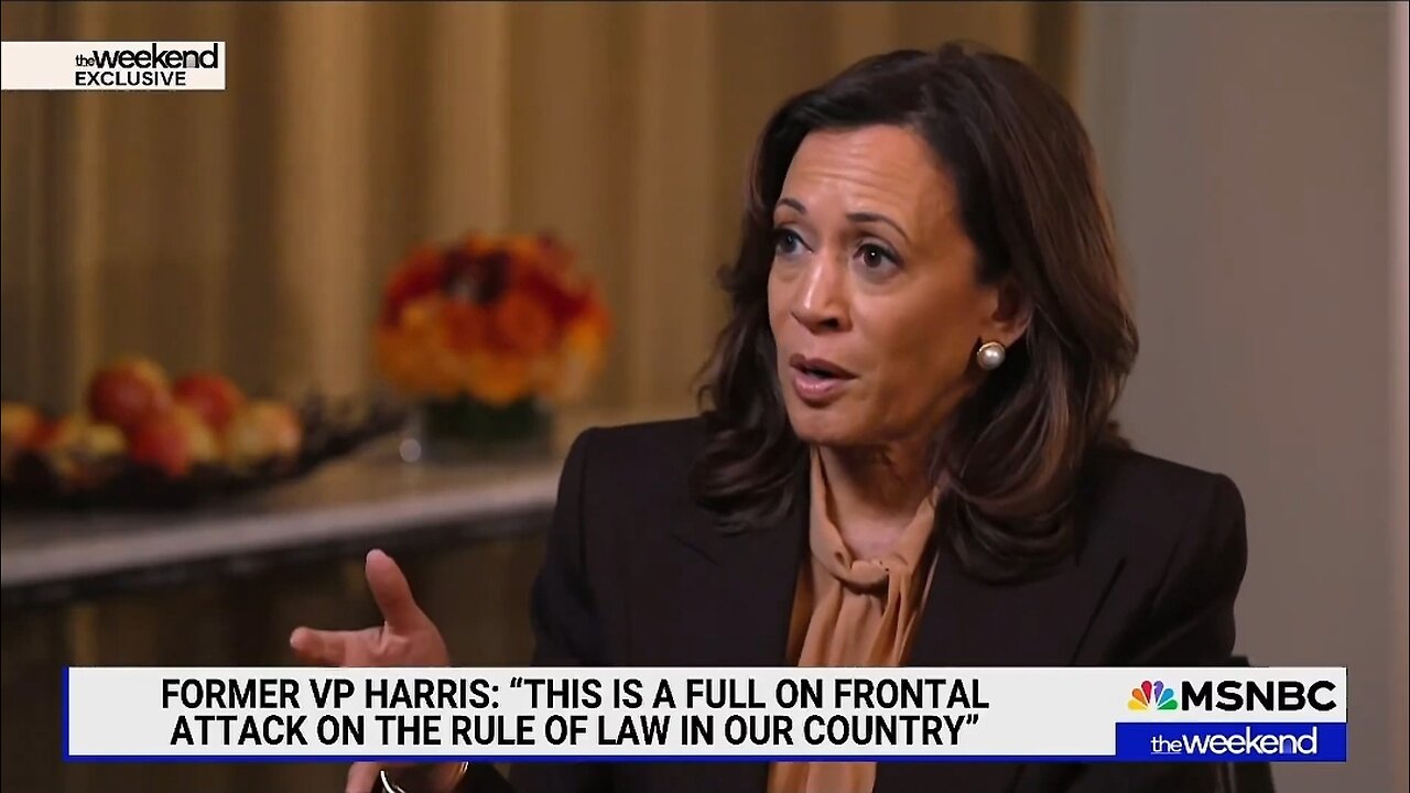 Kamala Harris Whines About Trumps Presidency