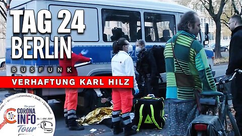 CORONA INFO Tour - Berlin | 2020-10-25 - Tag 24 - BERICHT - Verhaftung von Karl Hilz
