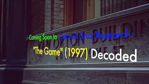CIA & Operation Gladio | The Game (1997) Decode | When Hollywood Directs PSYOP/Gaslighting Campaigns
