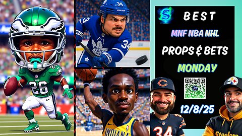🏈 Best NFL Picks Monday Night Football | Eagles vs Chargers | NBA Bets | Prizepicks Today