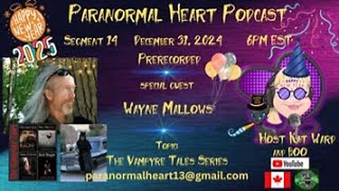 Paranormal Heart Podcast - Wayne Mallows - The Vampyre Tales Series