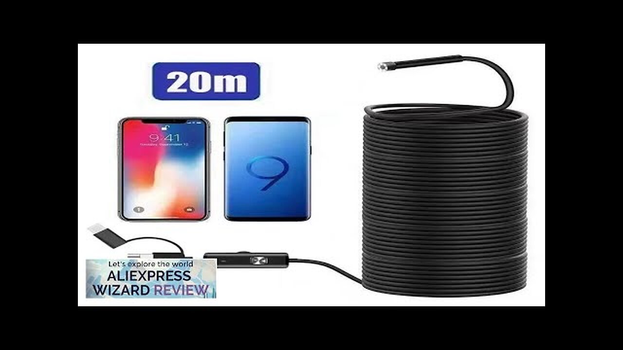 HD Lens Fishing Camera Underwater 1-25M*8mm Endoscope IP67 Fish Finder Cord Tube Review