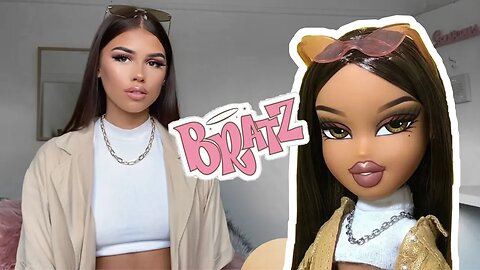 Turning Myself Into a BRATZ Doll | Fashion Makeup Transformation