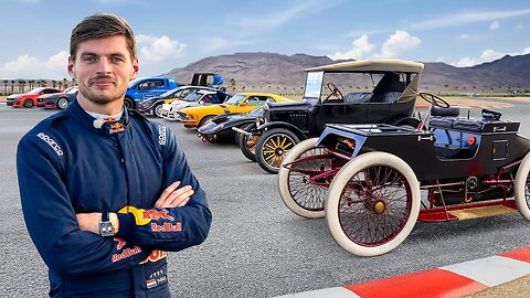 F1 Drivers Race 100 Years of Cars | Supercars V8 Time-Travel Challenge