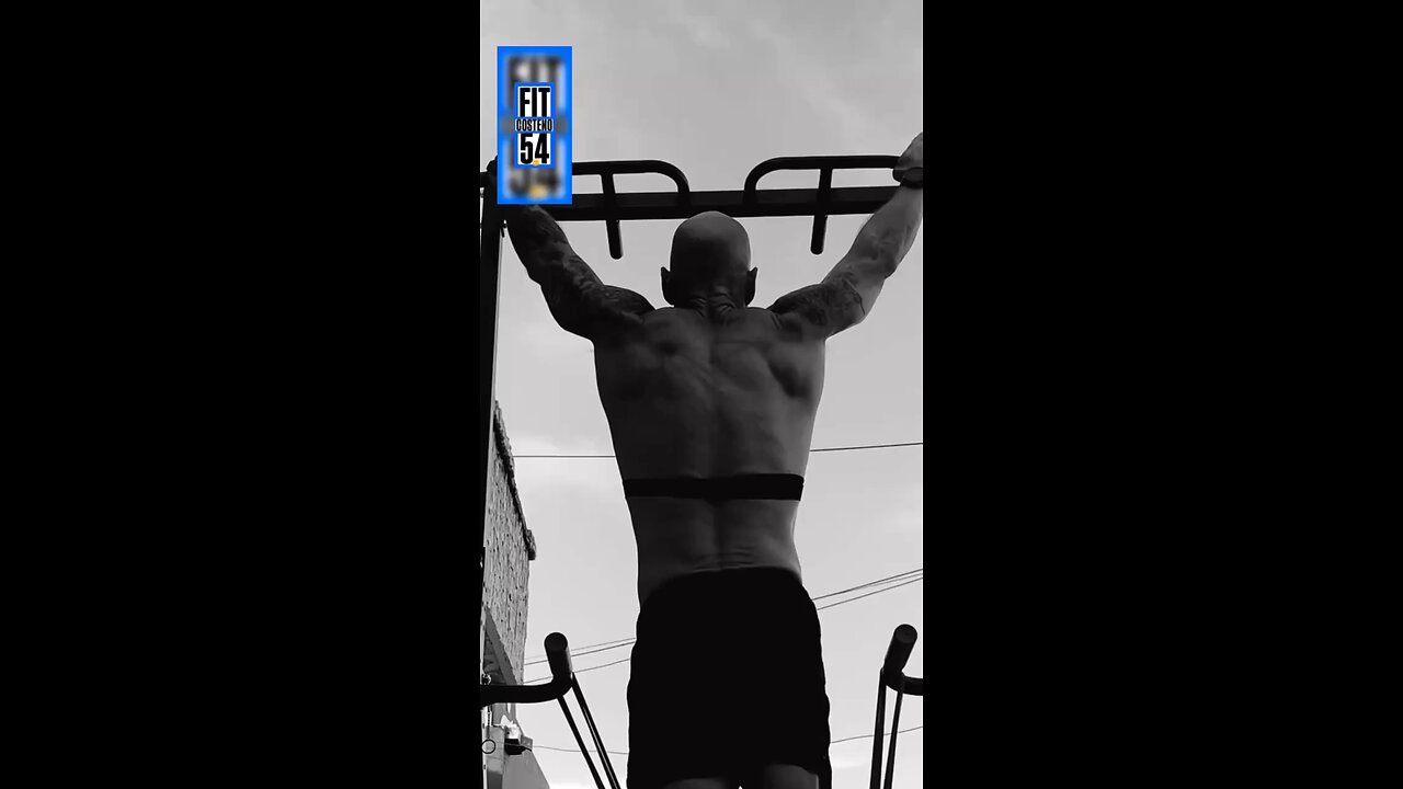 Wide grip pull-up finisher with bands