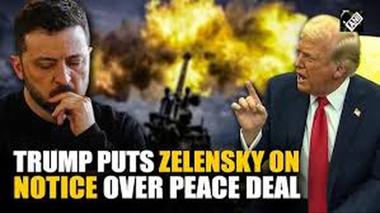 Trump Zelenskyy Won't Be Around Long Without Peace Deal