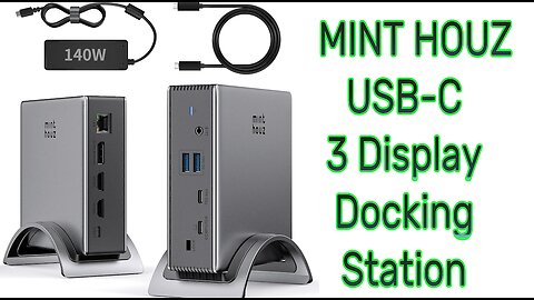 Minthouz USB-C 9-in-1 Docking Station