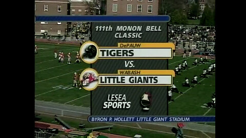 November 13, 2004 - 111th Monon Bell Classic (Complete Game)