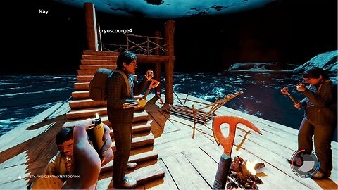 Deforesting the forest to play Raft in The Forest