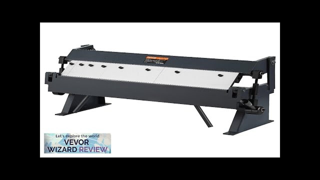 VEVOR Box and Pan Brake 24-Inch 0-130 Degrees Sheet Metal Bending Brake Review